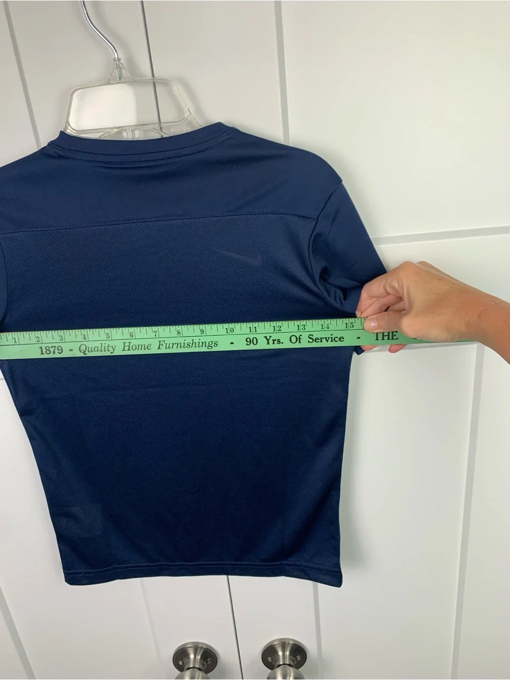 NWT Nike Youth SMALL Dri-FIT Park VII short-sleeve Tee Navy Blue